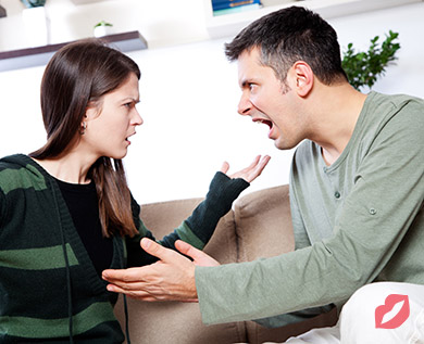 calm down when you are angry at wife